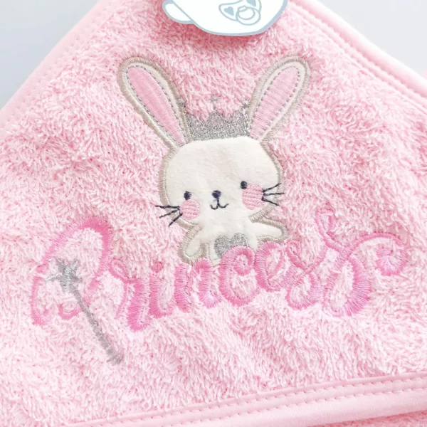 Serviette de bain pour bébé princesse