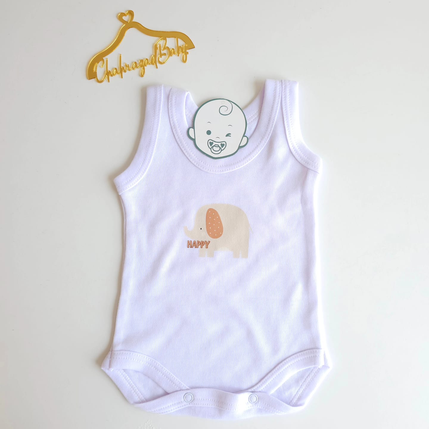 Lot 3 Body pour bébé blanc