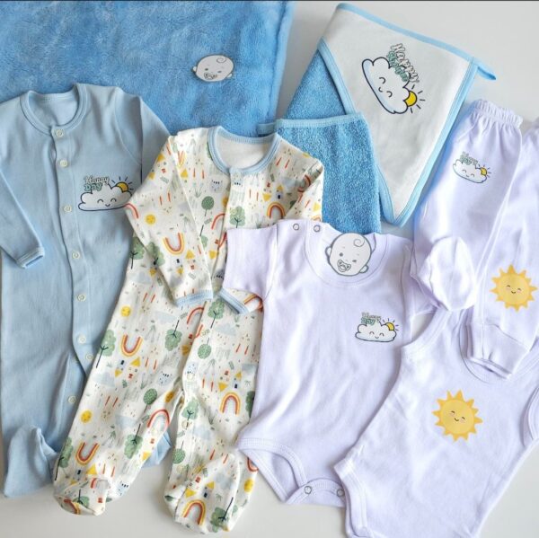 Coffret naissance complet et doux pour bébé - happy box – Image 2