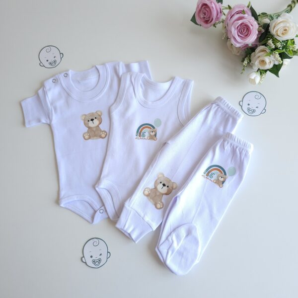 Pack 2 Body 2 Pantalon pour bébé  " BIG DREAMS "