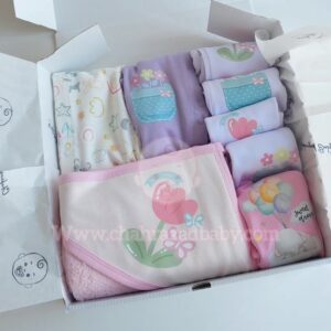 ProduitCoffret naissance complet et doux pour bébé - Happh Spring Box