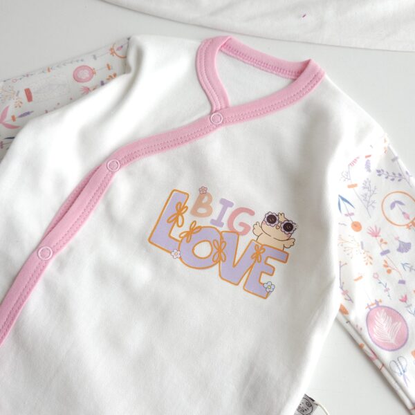 Pyjama Bébé 2 Pièces – "BIG LOVE " – 100% Coton OEKO-TEX - Image 4