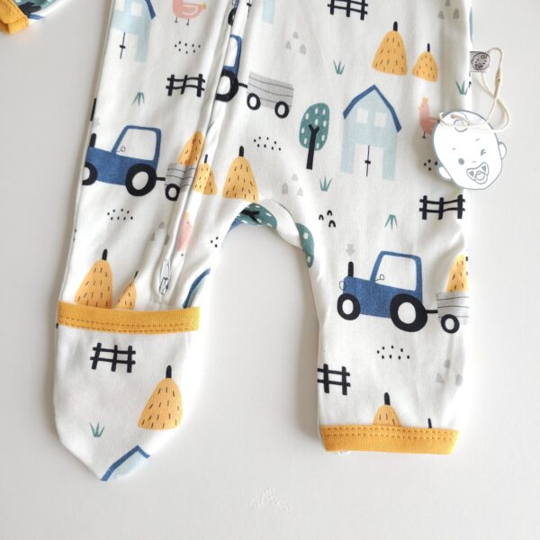 Grenouillères Bébé 100% Coton Premium | Fermeture Double Zip – Certifié OEKO-TEX " FARME " – Image 4