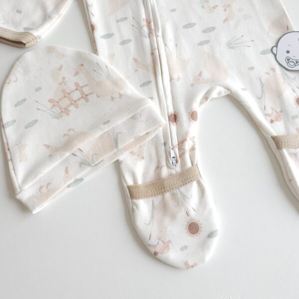 Grenouillères Bébé 100% Coton Premium | Fermeture Double Zip – Certifié OEKO-TEX " RELAX " – Image 4