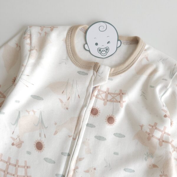 Grenouillères Bébé 100% Coton Premium | Fermeture Double Zip – Certifié OEKO-TEX " RELAX " – Image 5