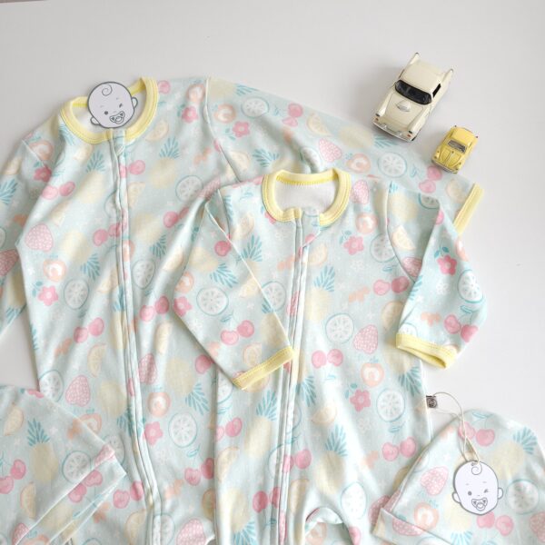 Grenouillères Bébé 100% Coton Premium | Fermeture Double Zip – Certifié OEKO-TEX " SUMMER" – Image 6