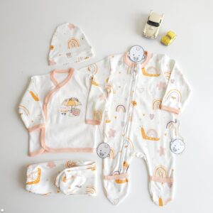 Pack 2 in 1 grenouillère + pyjama "trip time"