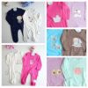 Lot de 2 grenouillères bébé 100% coton d'été