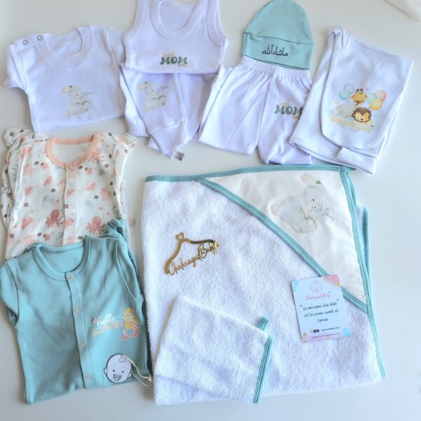 Coffret naissance  complet pour bébé -cadeau naissance bébé