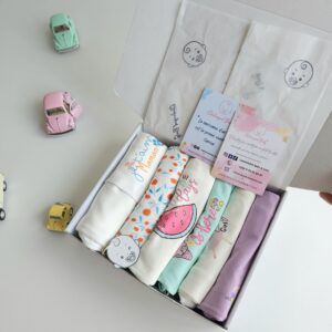 coffret naissance 6 pièces pour bébé - cadeau pour bébé