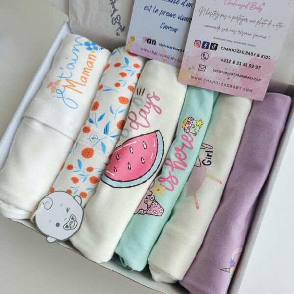 coffret naissance 6 pièces pour bébé - cadeau pour bébé – Image 5