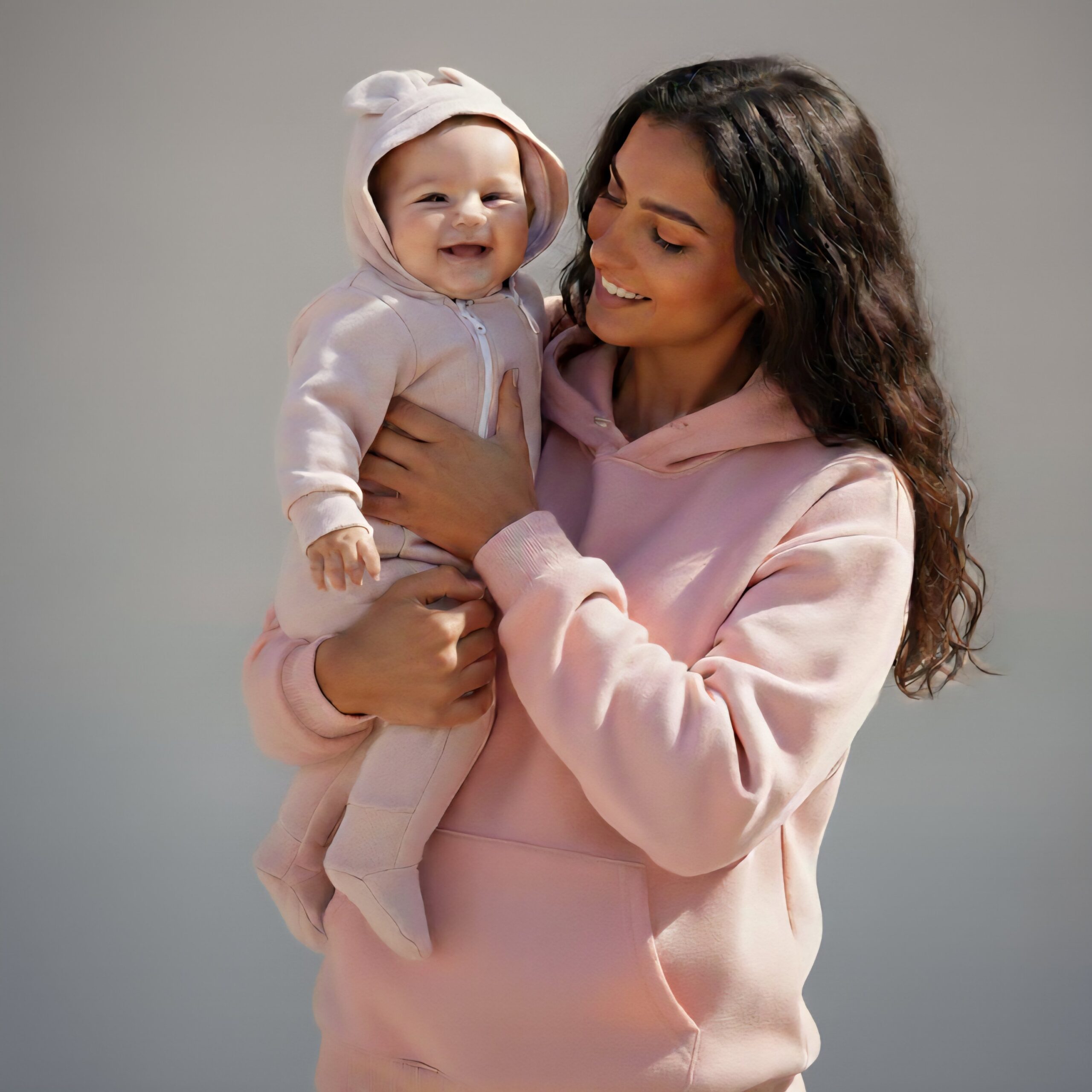 Ensemble  matchy matchy maman bébé/ papa bébé /pour Famille en Coton 100% – Image 3