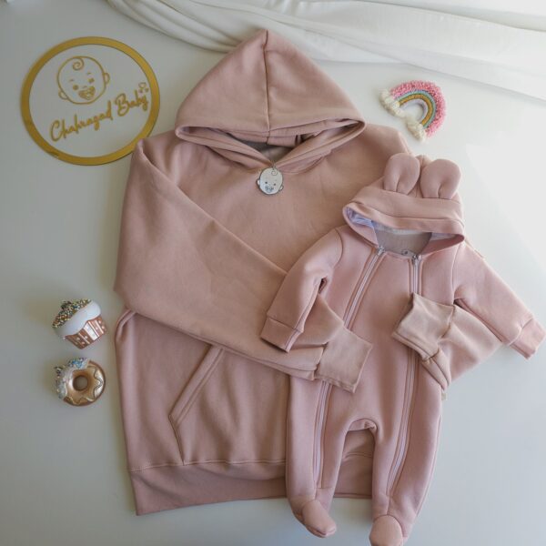 Ensemble  matchy matchy maman bébé/ papa bébé /pour Famille en Coton 100% – Image 5