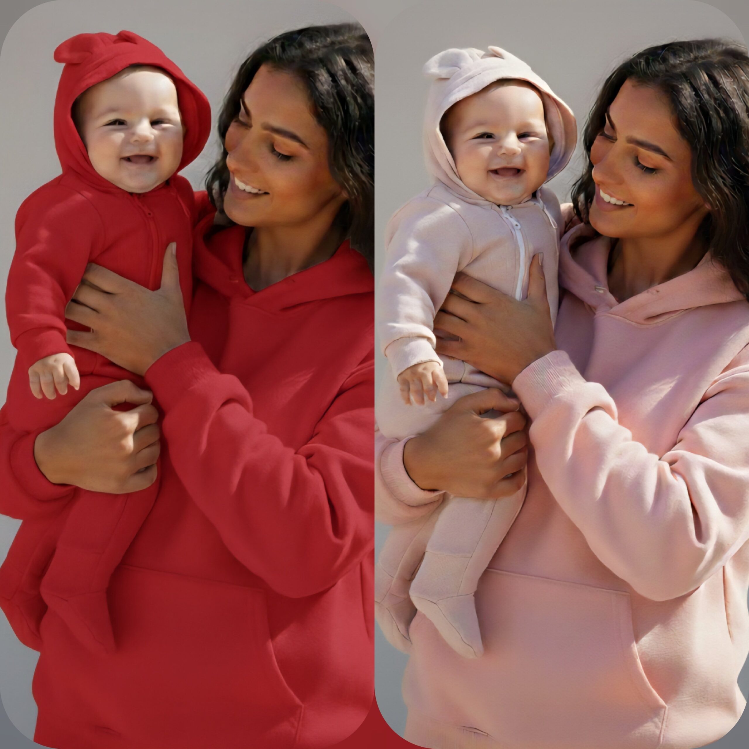Ensemble  matchy matchy maman bébé/ papa bébé /pour Famille en Coton 100%