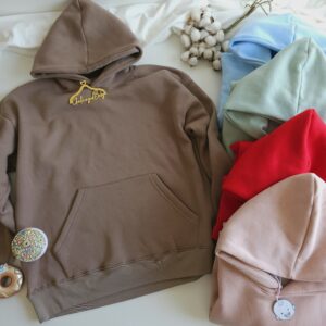 Hoodie maman ou papa 100% coton OEKO-TEX