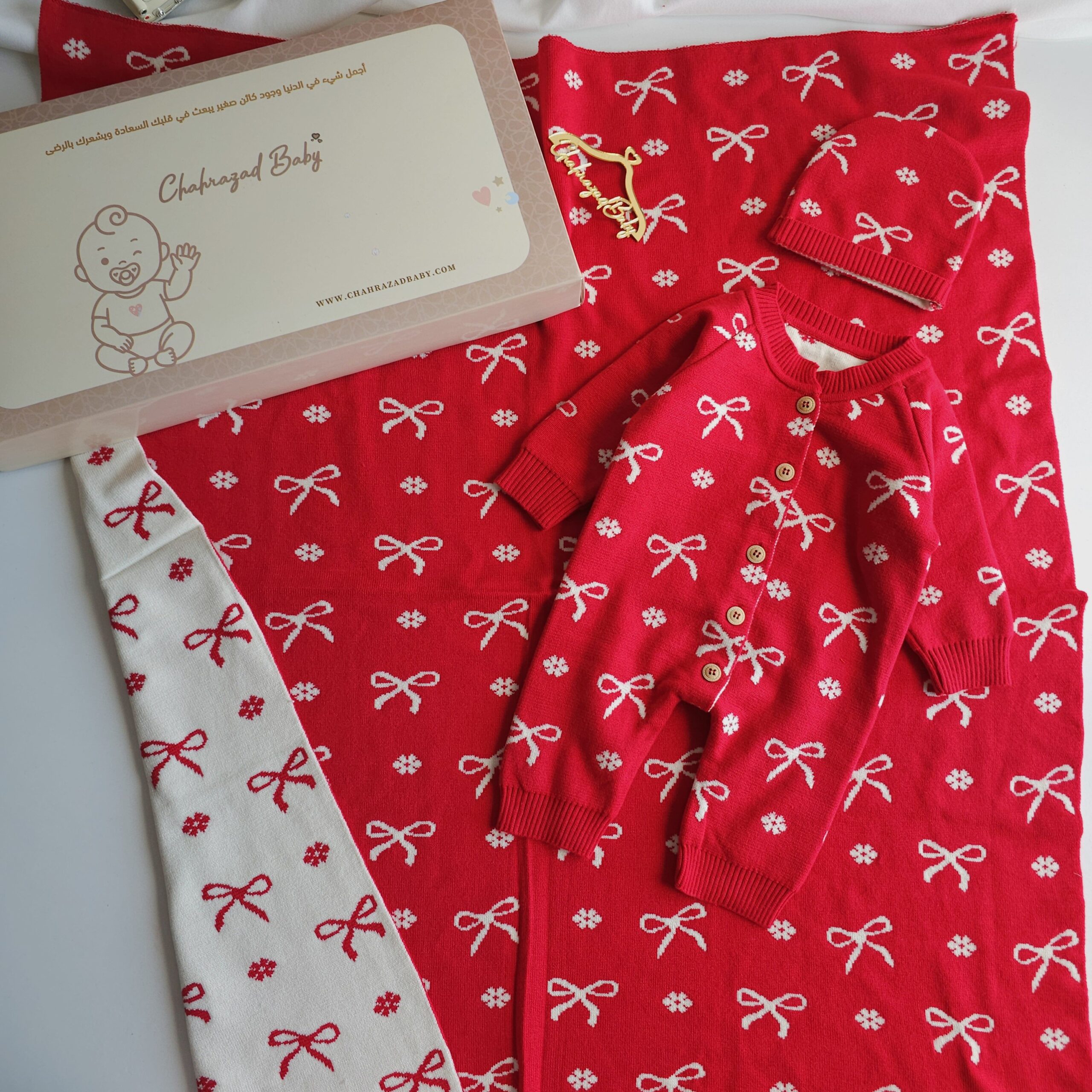 Coffret Tricot « Nœuds de Douceur » 100% Doux pour Hiver – Image 2