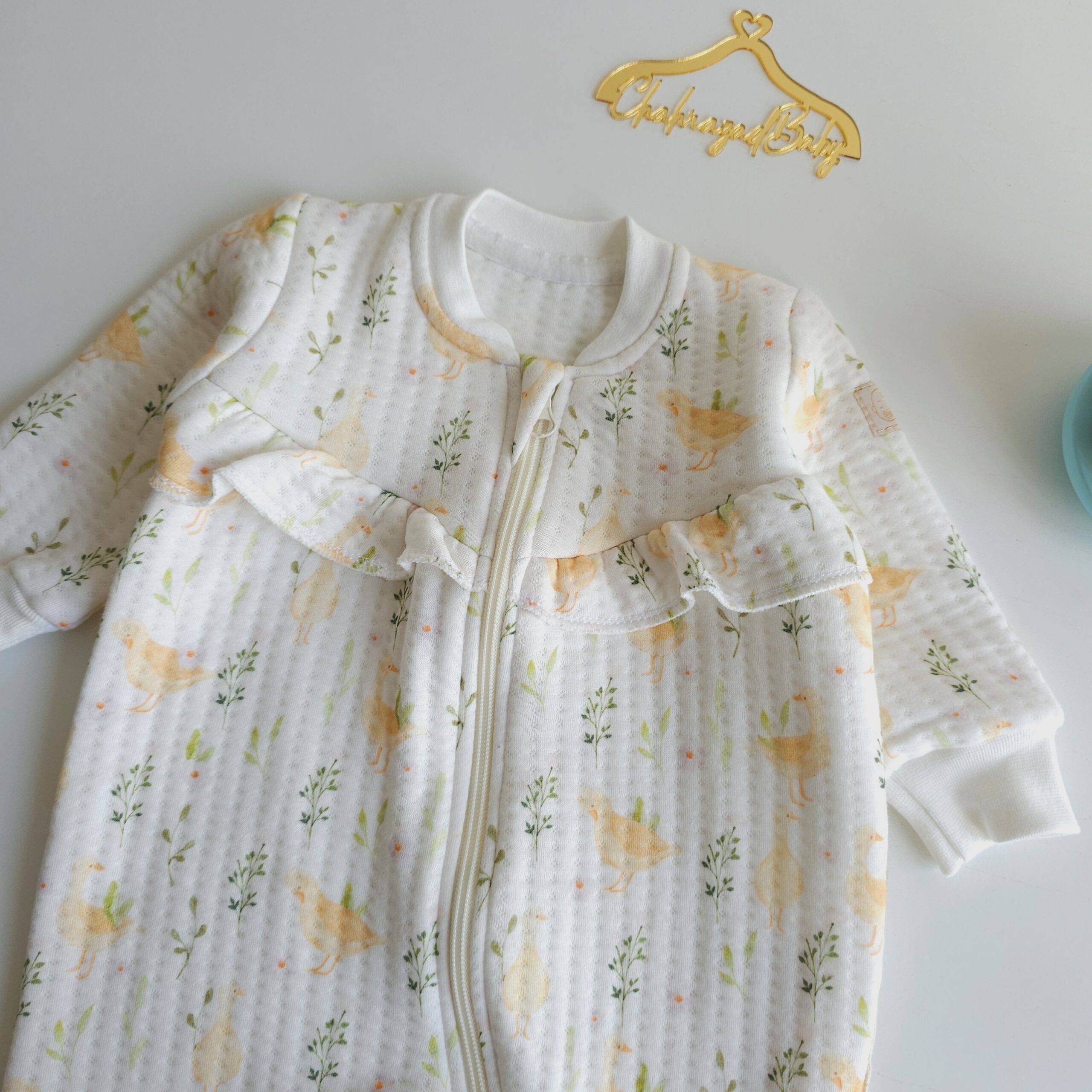 Pyjama Grenouillère Bébé 100% Coton Doublé Chaleur | 0-9 Mois - Image 8