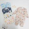 Pyjama , Grenouillère bébé en très doux - Motifs adorables | Confort jour & nuit