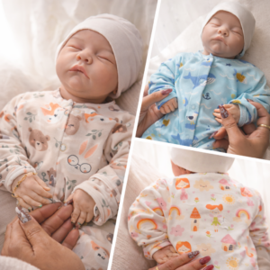 Pack 3 Grenouillères Bébé – Confort Quotidien Essentiel