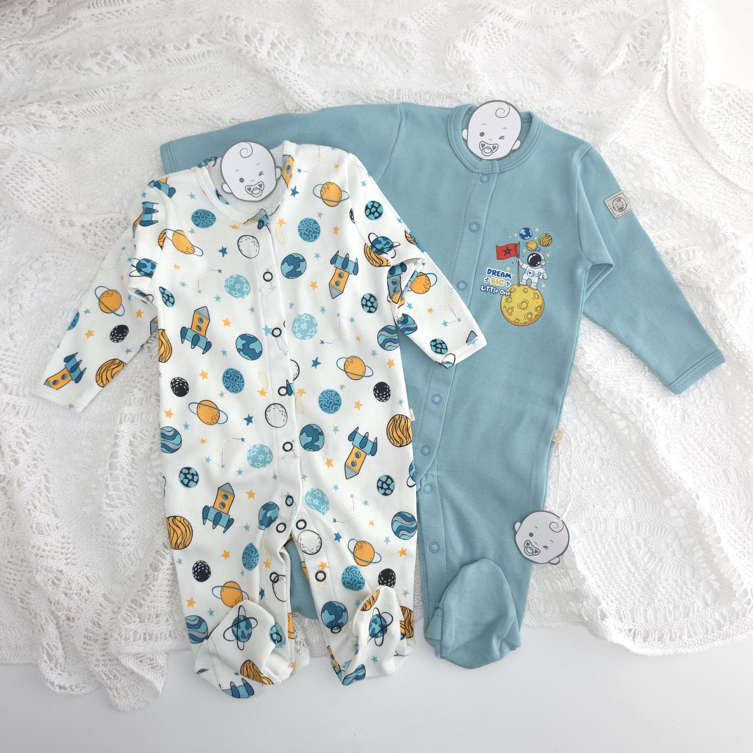 Coffret 6 Pyjamas Bébé en Coton – Douceur & Confort Absolu - Image 7