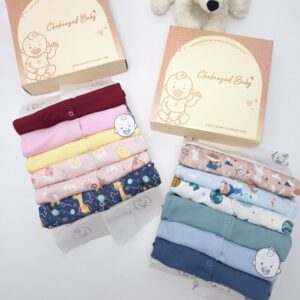 Coffret 6 Pyjamas Bébé en Coton – Douceur & Confort Absolu