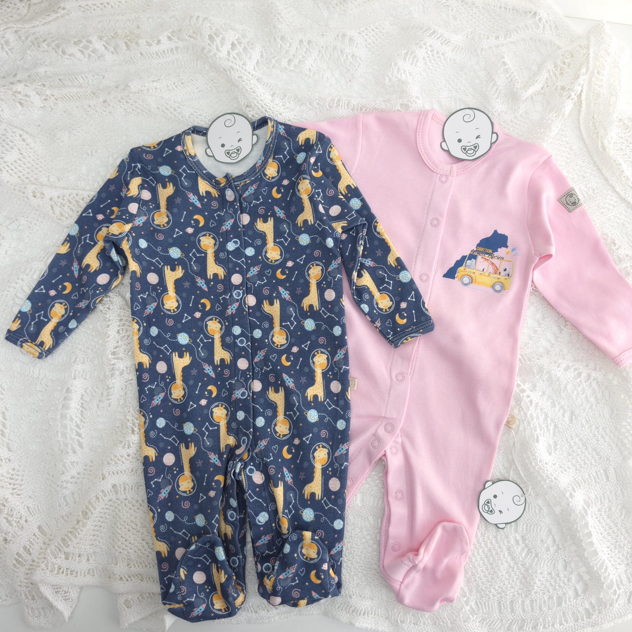 Coffret 6 Pyjamas Bébé en Coton – Douceur & Confort Absolu - Image 3