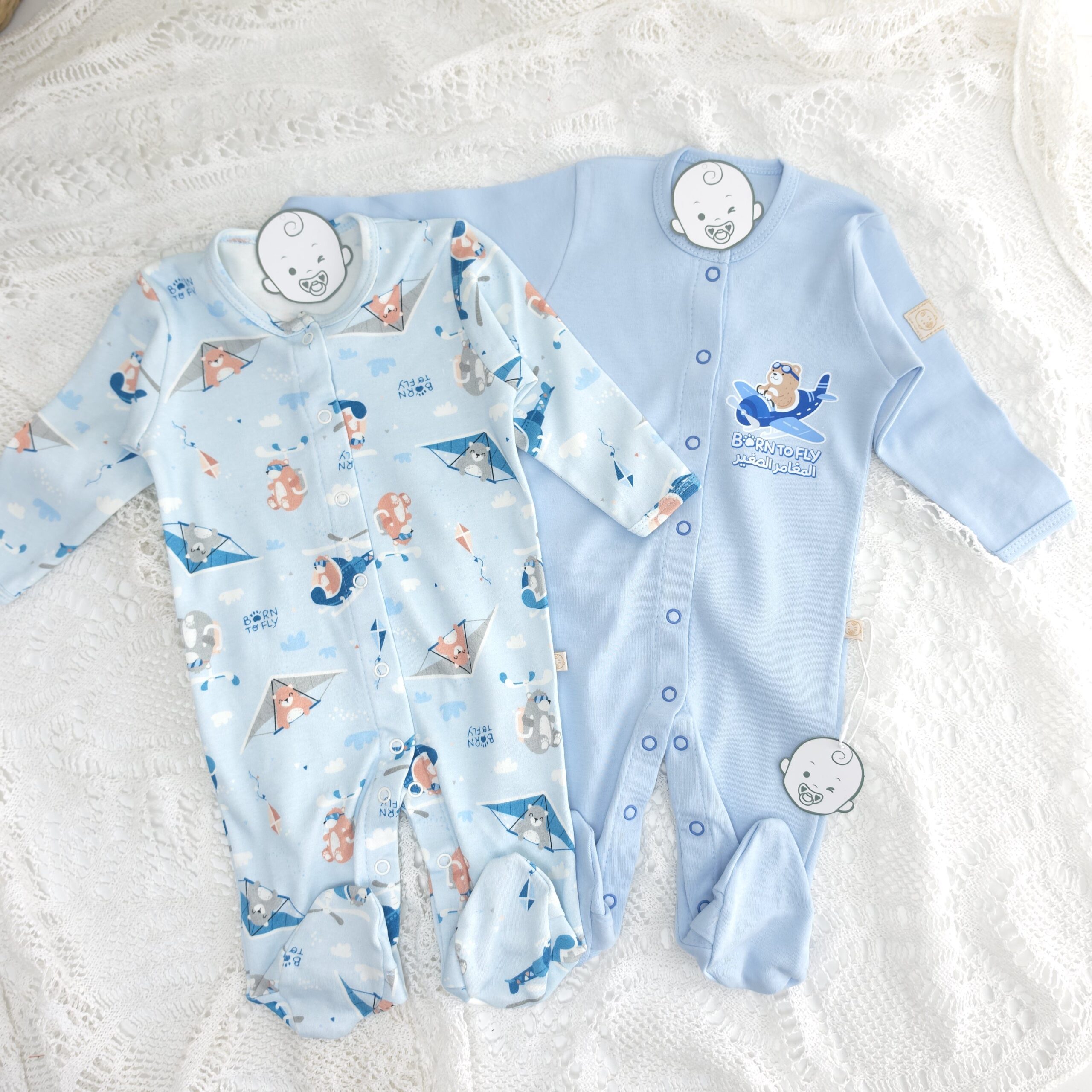 Coffret 6 Pyjamas Bébé en Coton – Douceur & Confort Absolu - Image 9