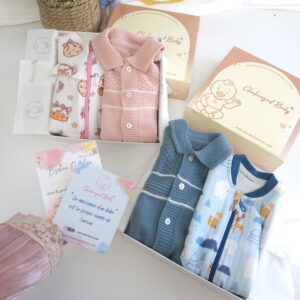 Coffret Bébé Premium – Ensemble Chic & Confort en Coton
