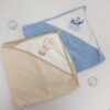 serviette de bain bébé avec capuche