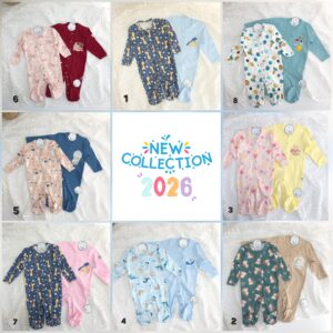 Ensemble Pyjama Bébé 2 Pièces en Coton OEKO-TEX – Collection 2026