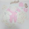 Ensemble Naissance Fille 0.3mois - 100% Coton – Coffret Bébé 8 Pièces