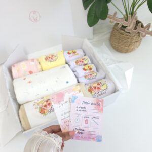 Coffret Essentiel Bébé – Vêtements 100 % Coton | Coffret Cadeau Naissance & Kit Essentiel Bébé