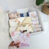 Coffret Essentiel Bébé – Vêtements 100 % Coton | Coffret Cadeau Naissance & Kit Essentiel Bébé - bleu