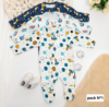 Grenouillères Bébé 100% Coton Oeko-Tex – Double Zip | Lot de 3