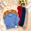 Pack 3 Ensembles Bébé en Cachemire – Sweat & Pantalon - 6 pièces
